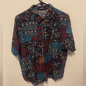 Vintage paisley button up